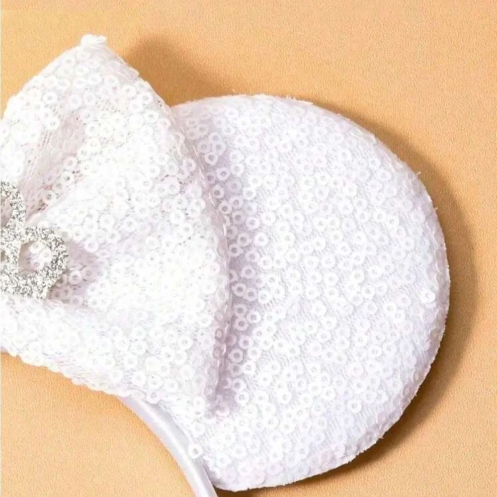 Disney Bride Minnie Mouse headband ears - Picture 5 of 6